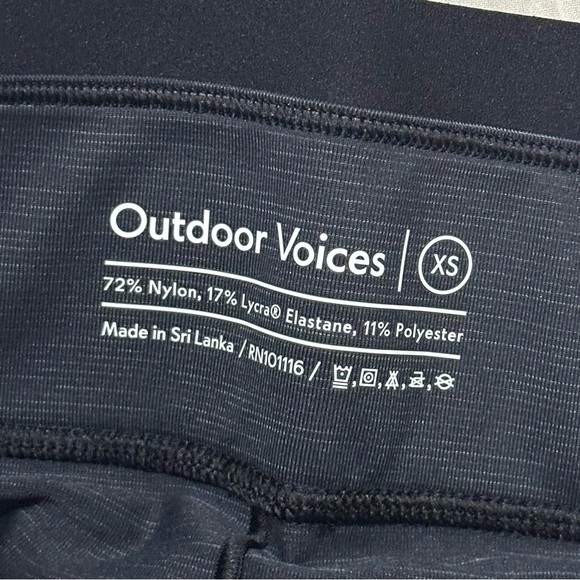 NWT Outdoor Voices TechSweat Thrive 7/8 Legging XS Non-slip Night - Picture 8 of 8